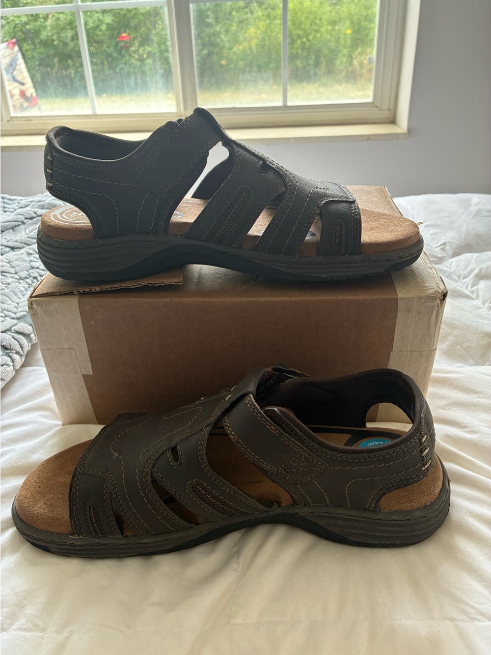 Nunn Bush Brown Men's Fisherman Sandals